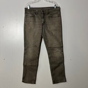 Levi's 511 Slim Skinny Fit Gray Brown Casual 5 Pockets Denim Jeans Mens 33x30‎